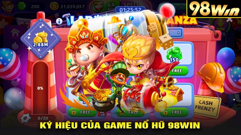 Ký hiệu của game nổ hũ 98win